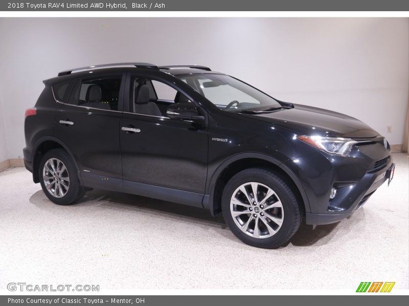 Black / Ash 2018 Toyota RAV4 Limited AWD Hybrid