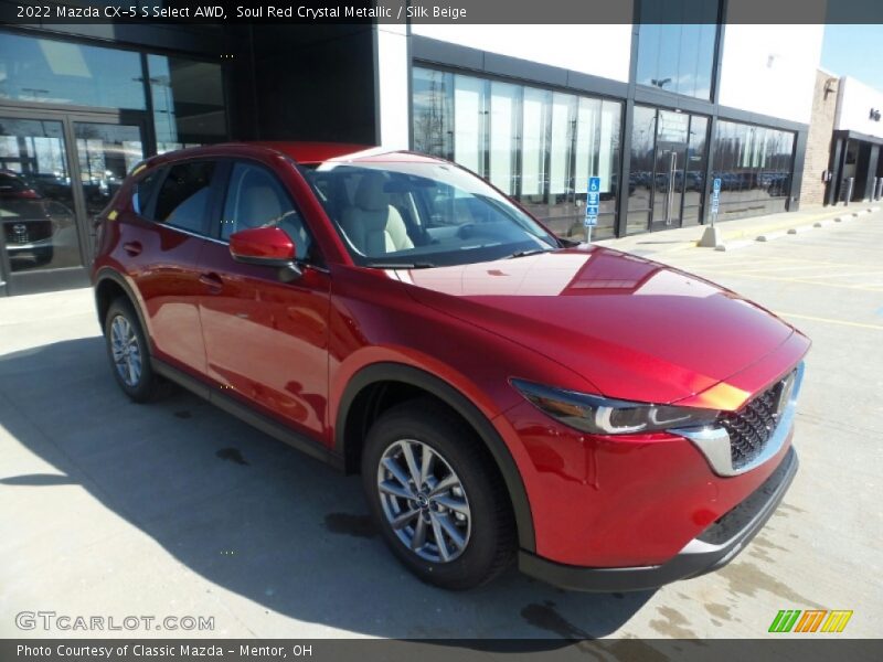 Soul Red Crystal Metallic / Silk Beige 2022 Mazda CX-5 S Select AWD