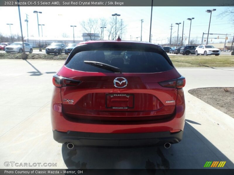 Soul Red Crystal Metallic / Silk Beige 2022 Mazda CX-5 S Select AWD