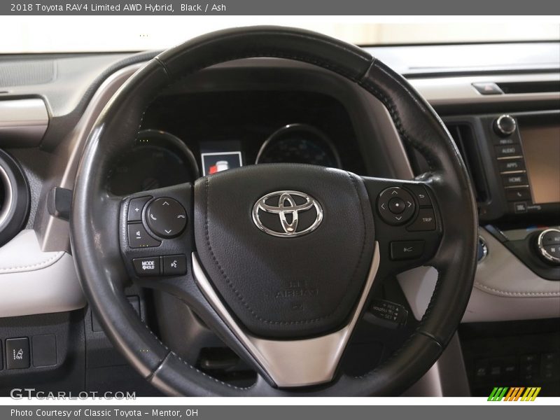 Black / Ash 2018 Toyota RAV4 Limited AWD Hybrid
