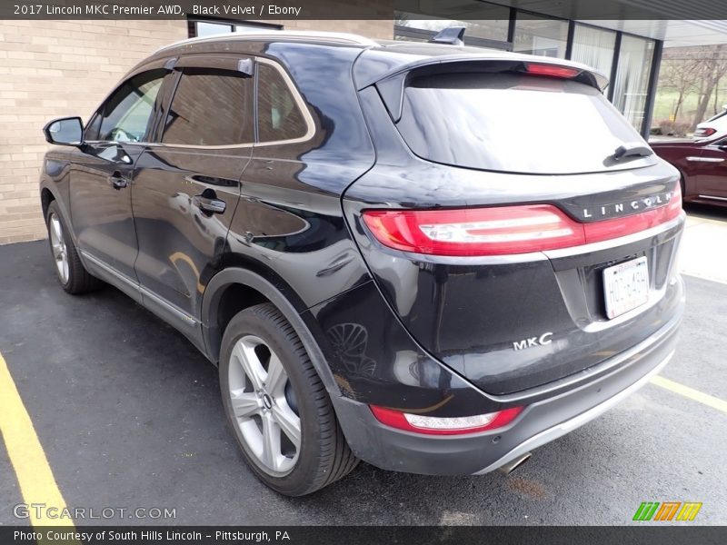 Black Velvet / Ebony 2017 Lincoln MKC Premier AWD