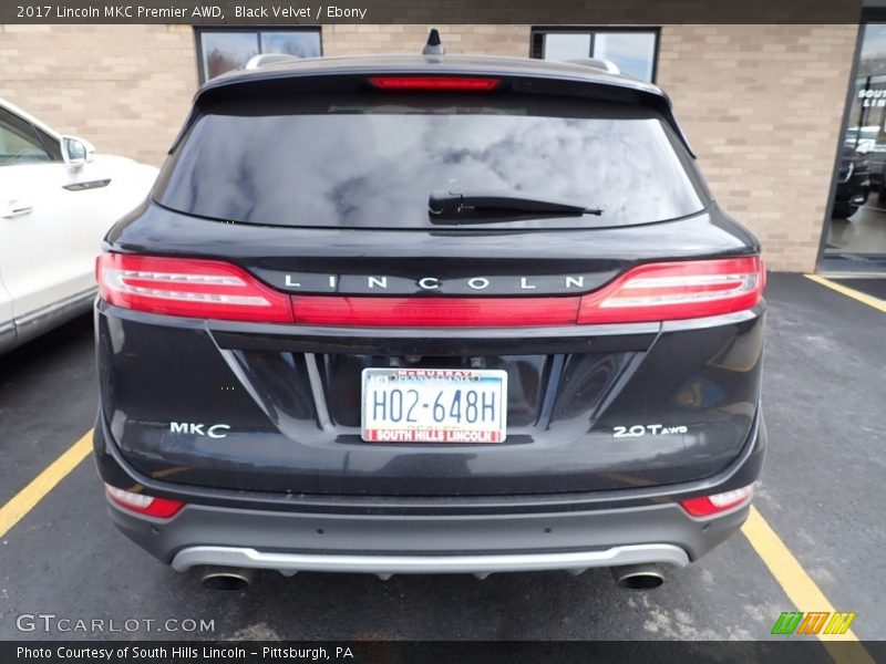 Black Velvet / Ebony 2017 Lincoln MKC Premier AWD