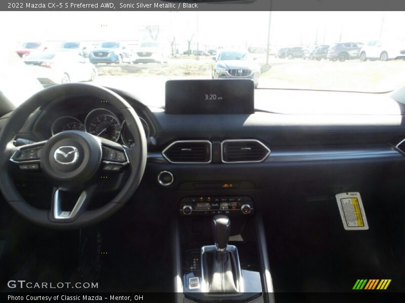 Sonic Silver Metallic / Black 2022 Mazda CX-5 S Preferred AWD