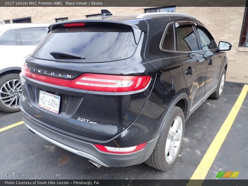 Black Velvet / Ebony 2017 Lincoln MKC Premier AWD