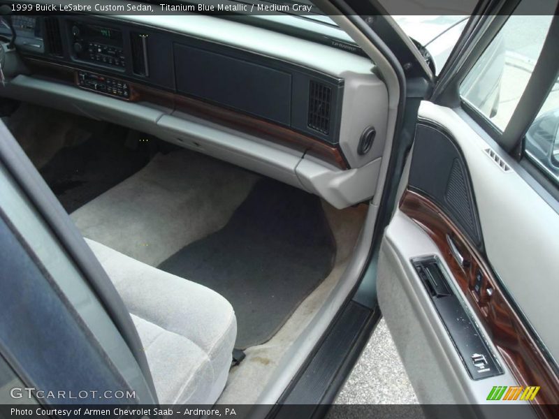 Titanium Blue Metallic / Medium Gray 1999 Buick LeSabre Custom Sedan