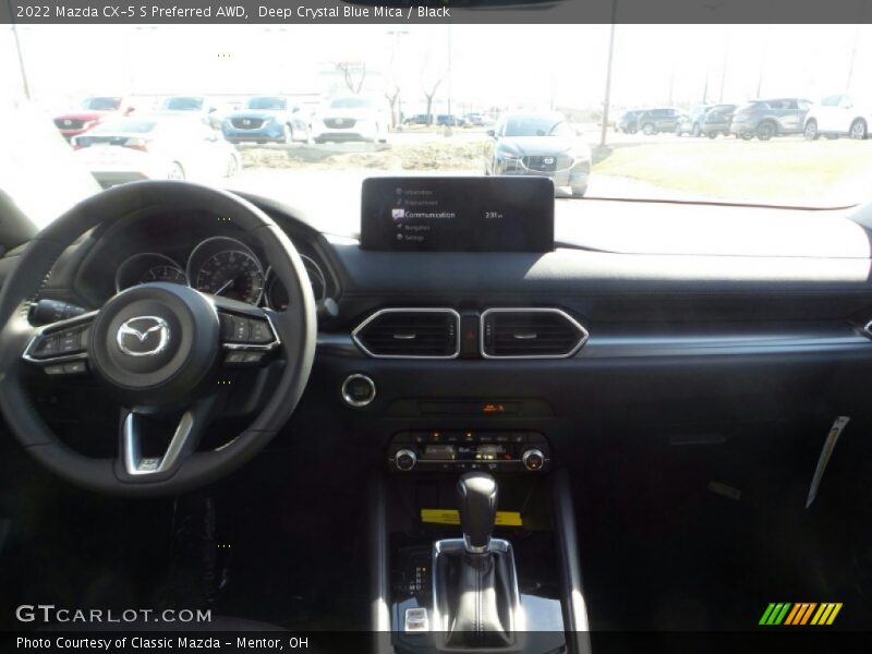 Deep Crystal Blue Mica / Black 2022 Mazda CX-5 S Preferred AWD