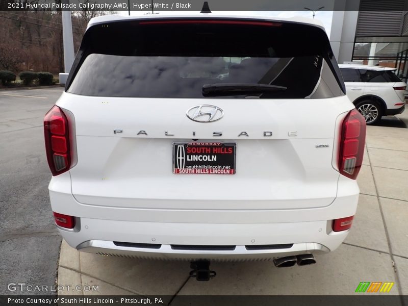 Hyper White / Black 2021 Hyundai Palisade Calligraphy AWD