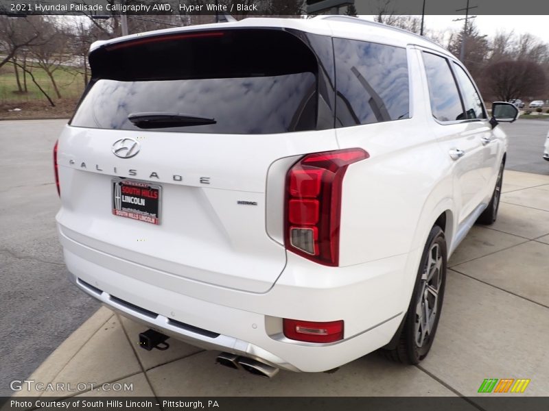 Hyper White / Black 2021 Hyundai Palisade Calligraphy AWD