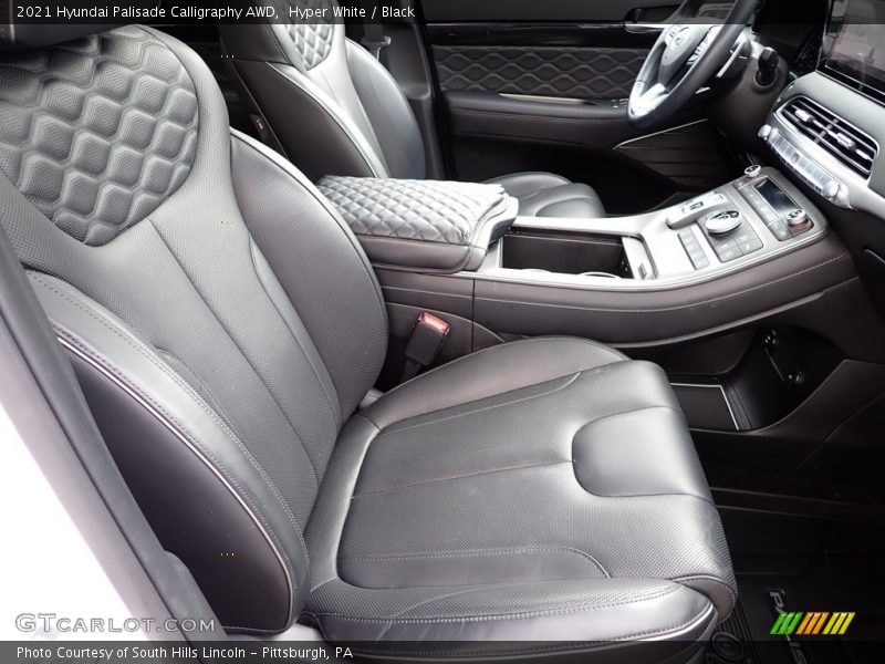 Hyper White / Black 2021 Hyundai Palisade Calligraphy AWD