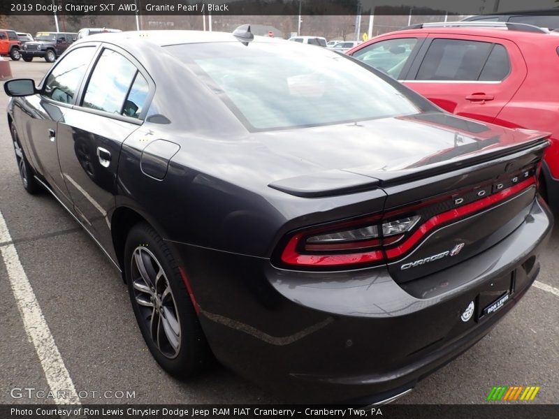 Granite Pearl / Black 2019 Dodge Charger SXT AWD