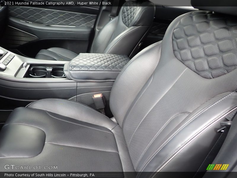 Hyper White / Black 2021 Hyundai Palisade Calligraphy AWD