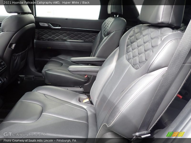 Hyper White / Black 2021 Hyundai Palisade Calligraphy AWD