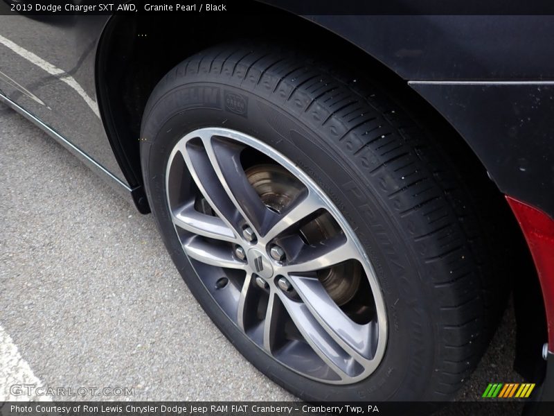 Granite Pearl / Black 2019 Dodge Charger SXT AWD