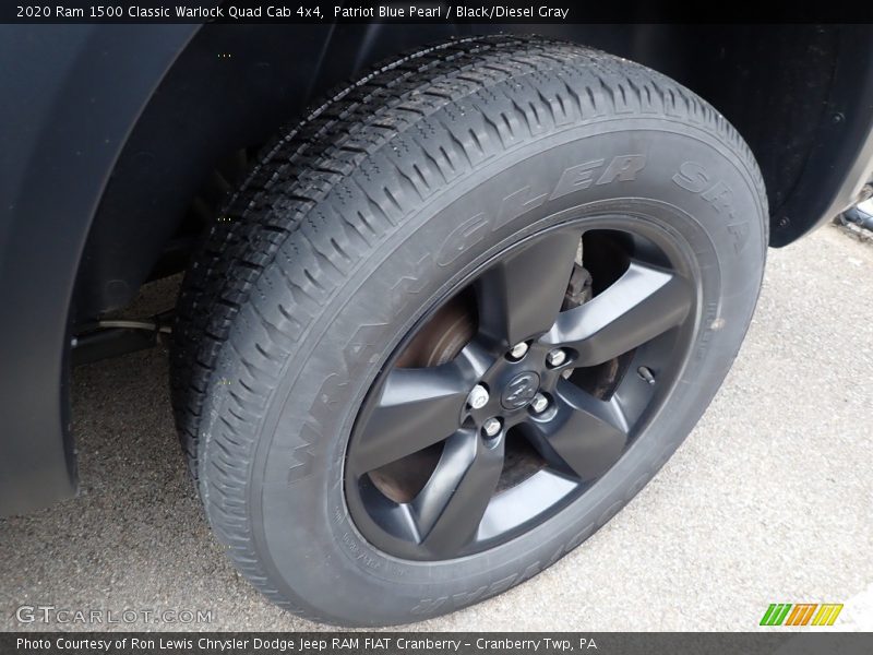Patriot Blue Pearl / Black/Diesel Gray 2020 Ram 1500 Classic Warlock Quad Cab 4x4