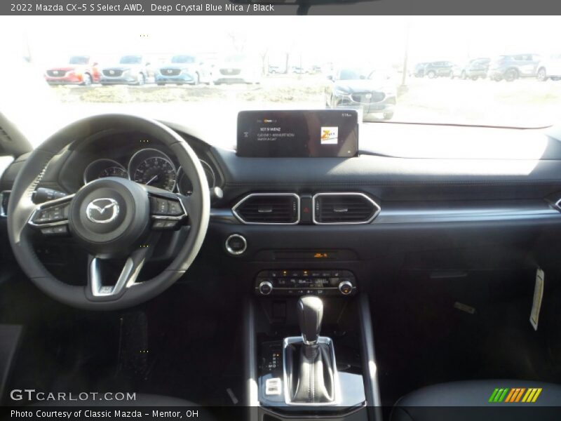 Deep Crystal Blue Mica / Black 2022 Mazda CX-5 S Select AWD