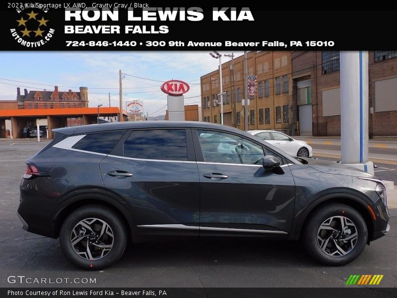 Gravity Gray / Black 2023 Kia Sportage LX AWD