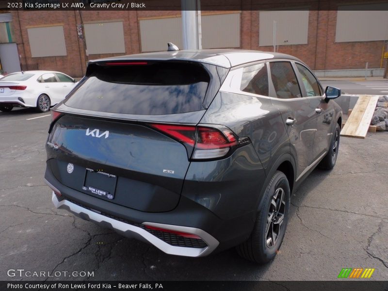 Gravity Gray / Black 2023 Kia Sportage LX AWD