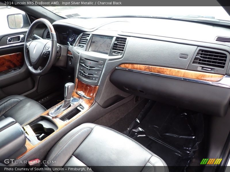  2014 MKS EcoBoost AWD Charcoal Black Interior