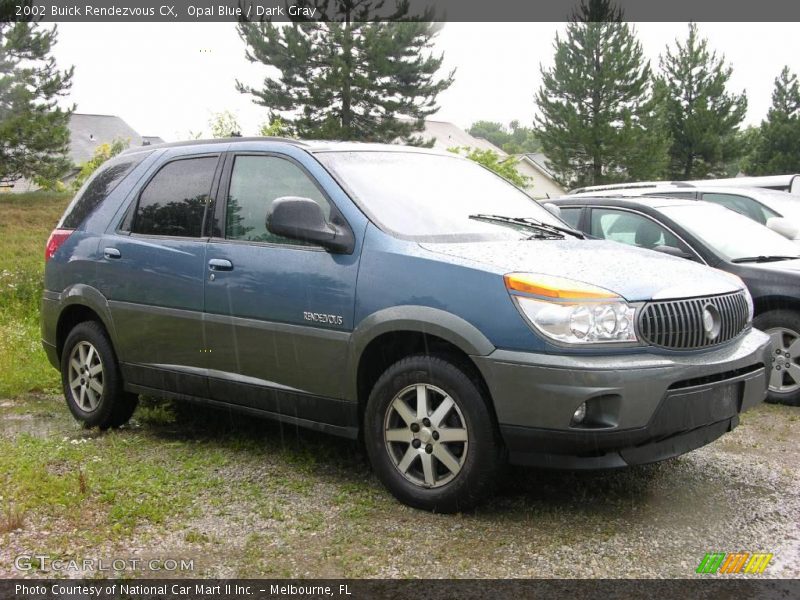 Opal Blue / Dark Gray 2002 Buick Rendezvous CX