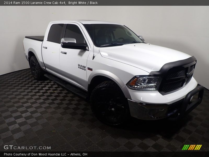 Bright White / Black 2014 Ram 1500 Laramie Crew Cab 4x4