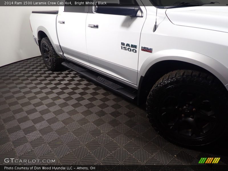 Bright White / Black 2014 Ram 1500 Laramie Crew Cab 4x4