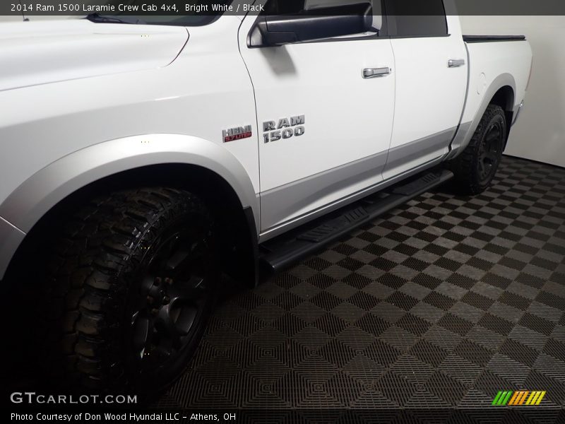 Bright White / Black 2014 Ram 1500 Laramie Crew Cab 4x4