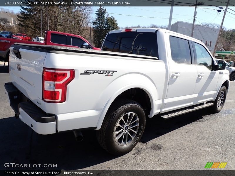 Oxford White / Medium Earth Gray 2020 Ford F150 XLT SuperCrew 4x4