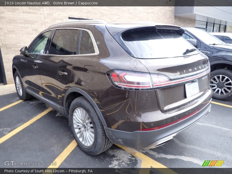 Ochre Brown / Cappuccino 2019 Lincoln Nautilus AWD
