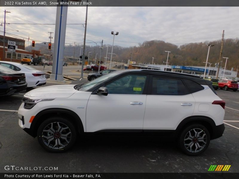  2022 Seltos SX AWD Snow White Pearl