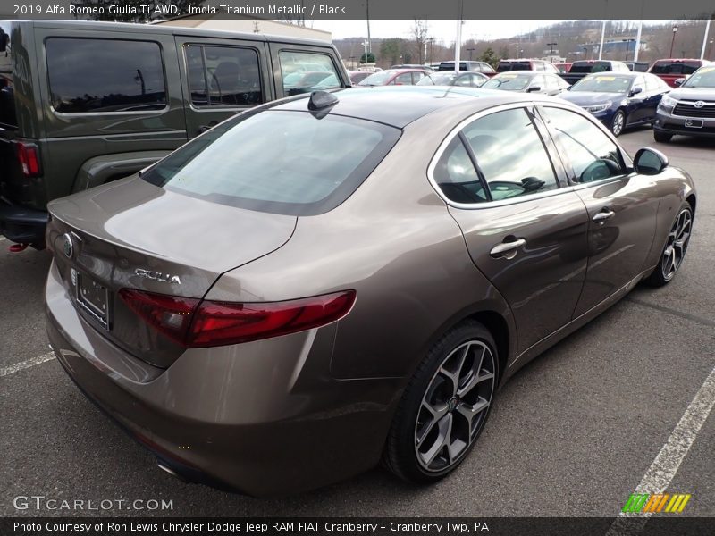 Imola Titanium Metallic / Black 2019 Alfa Romeo Giulia Ti AWD