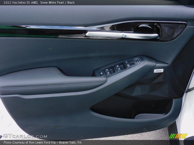 Snow White Pearl / Black 2022 Kia Seltos SX AWD