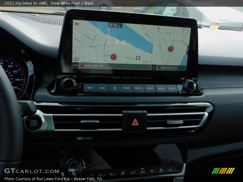 Snow White Pearl / Black 2022 Kia Seltos SX AWD