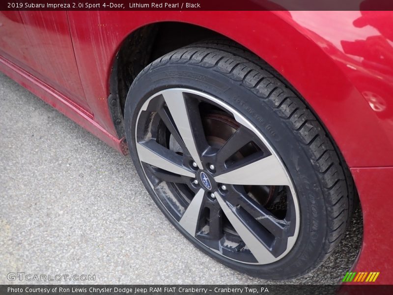 Lithium Red Pearl / Black 2019 Subaru Impreza 2.0i Sport 4-Door