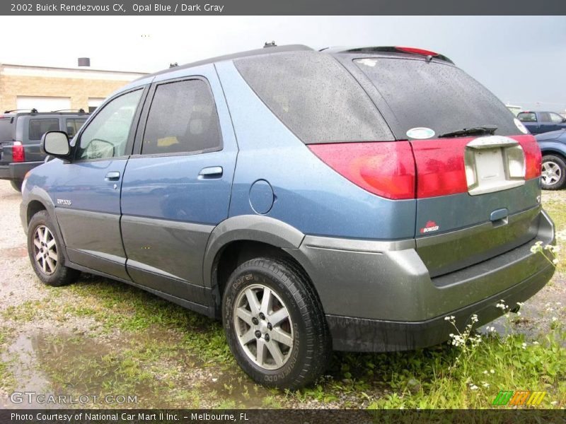 Opal Blue / Dark Gray 2002 Buick Rendezvous CX