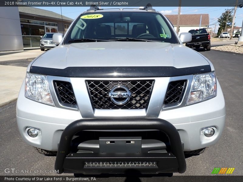 Brilliant Silver / Graphite 2018 Nissan Frontier Pro-4X Crew Cab 4x4