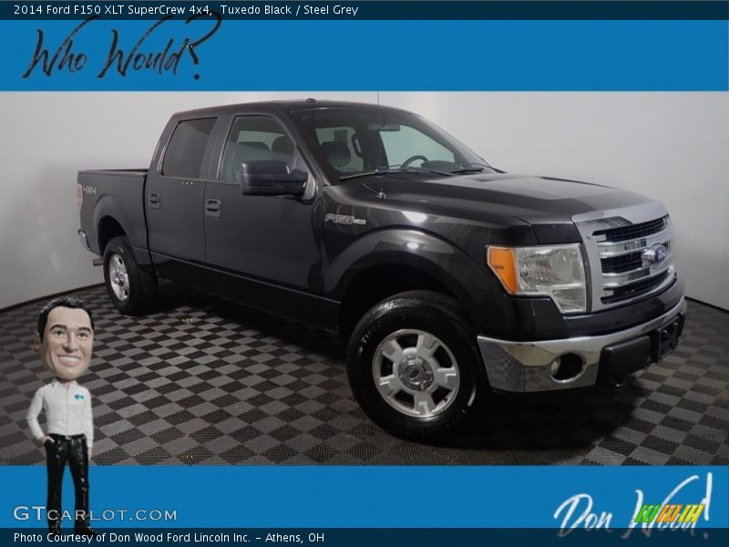Tuxedo Black / Steel Grey 2014 Ford F150 XLT SuperCrew 4x4