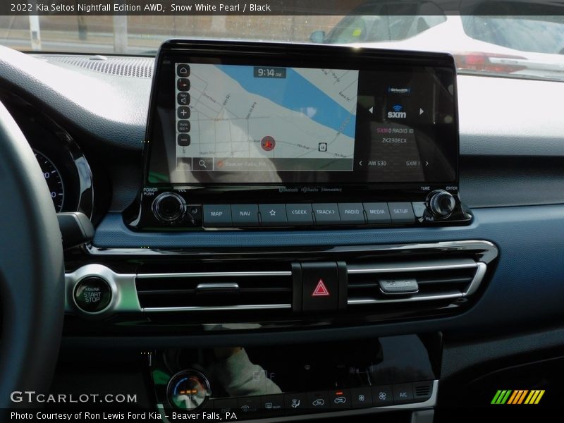Snow White Pearl / Black 2022 Kia Seltos Nightfall Edition AWD