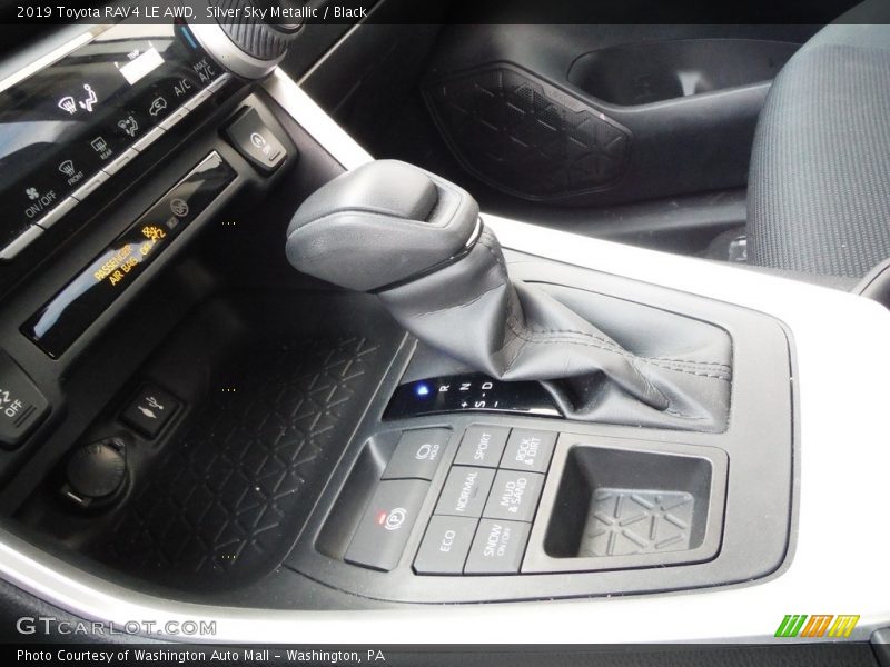 Silver Sky Metallic / Black 2019 Toyota RAV4 LE AWD