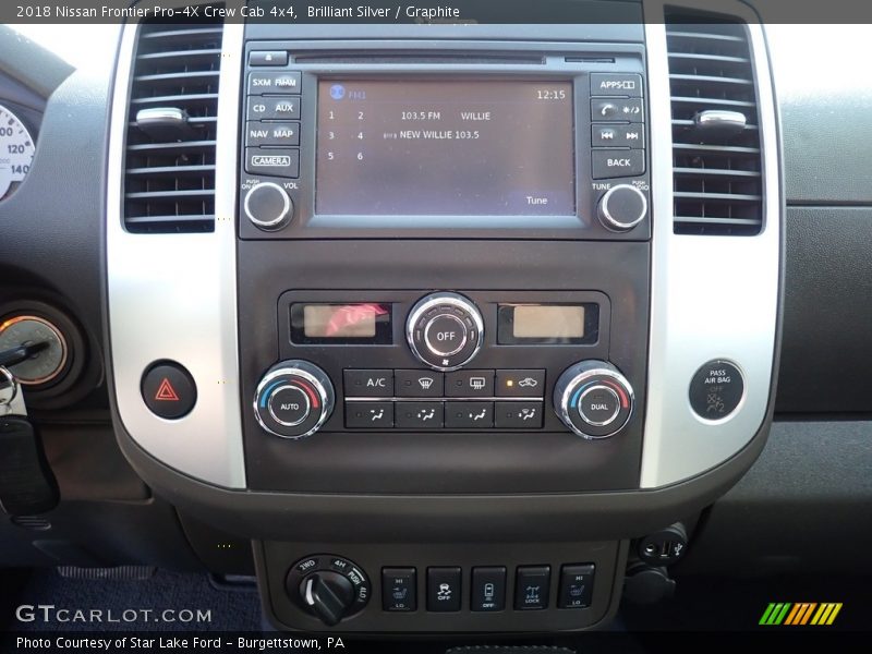 Controls of 2018 Frontier Pro-4X Crew Cab 4x4