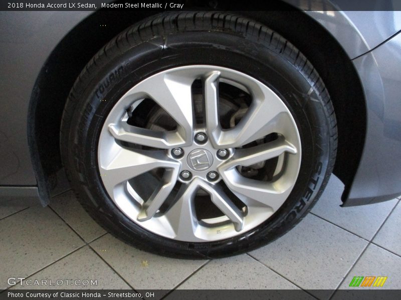 Modern Steel Metallic / Gray 2018 Honda Accord LX Sedan