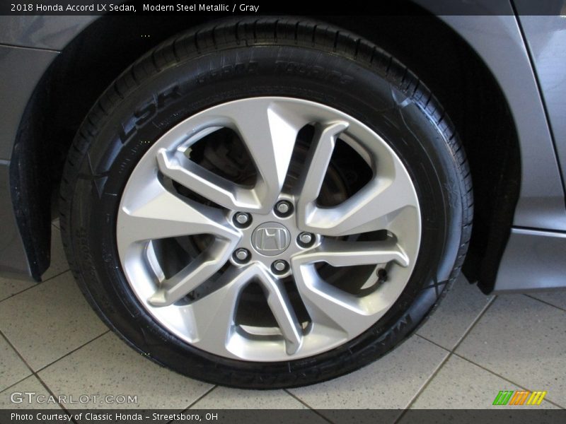 Modern Steel Metallic / Gray 2018 Honda Accord LX Sedan