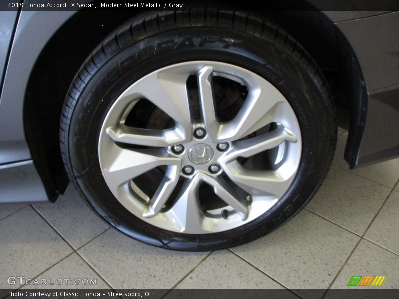 Modern Steel Metallic / Gray 2018 Honda Accord LX Sedan