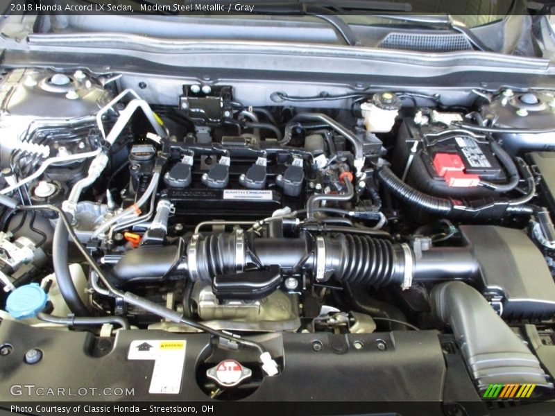 Modern Steel Metallic / Gray 2018 Honda Accord LX Sedan