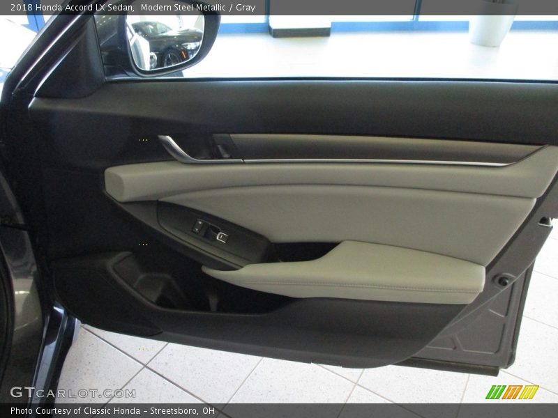 Modern Steel Metallic / Gray 2018 Honda Accord LX Sedan