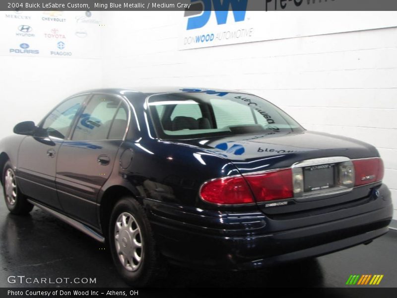 Ming Blue Metallic / Medium Gray 2004 Buick LeSabre Custom