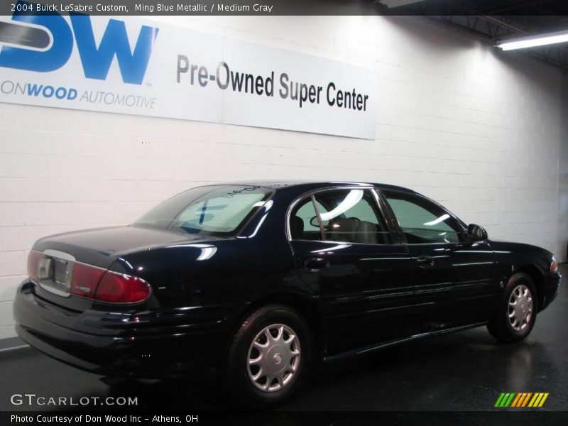 Ming Blue Metallic / Medium Gray 2004 Buick LeSabre Custom