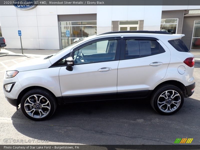 Moondust Silver Metallic / Ebony Black 2020 Ford EcoSport SES 4WD