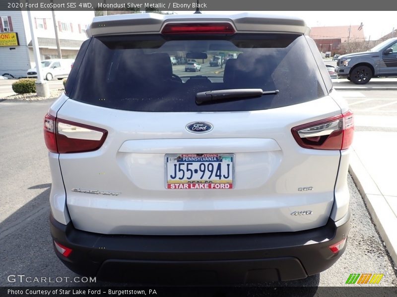 Moondust Silver Metallic / Ebony Black 2020 Ford EcoSport SES 4WD