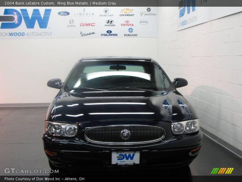 Ming Blue Metallic / Medium Gray 2004 Buick LeSabre Custom