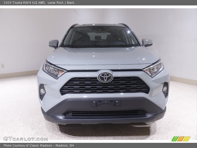 Lunar Rock / Black 2020 Toyota RAV4 XLE AWD